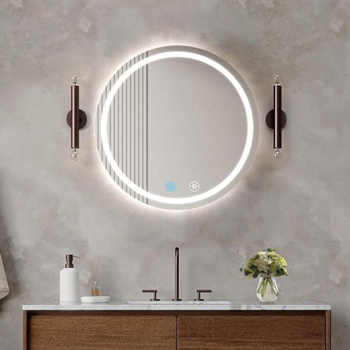 60cm led bathroom mirror with - 60cm,