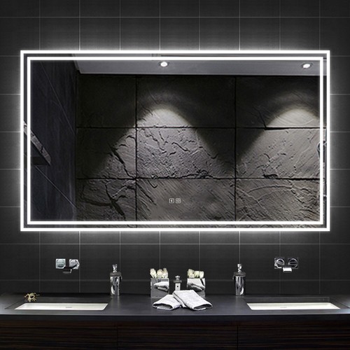 Led bathroom mirror with - bathroom,