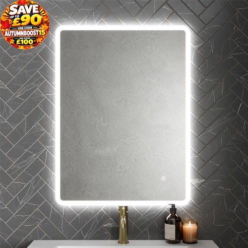 Rectangle led bathroom mirror - led,