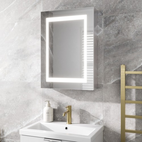 Bathroom led mirror cabinet - bathroom,