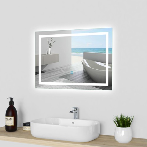 Led bathroom mirror with - mirror,