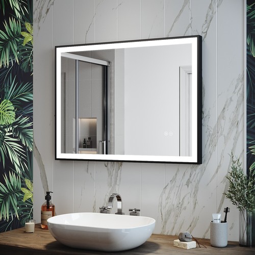 Led bathroom mirror 800x600 - led,