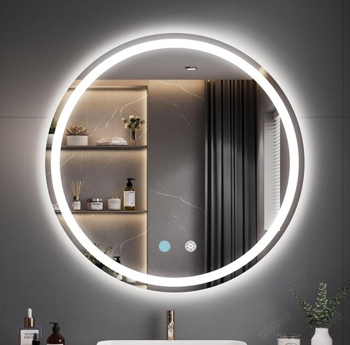 60cm led bathroom mirror with - 60cm,