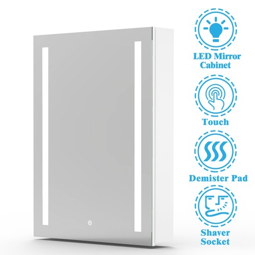 Led bathroom mirror cabinet - led,
