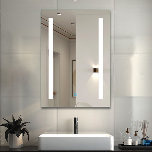 Led bathroom mirror - bathroom, with
