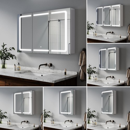 Bathroom mirror cabinet with - mirror,