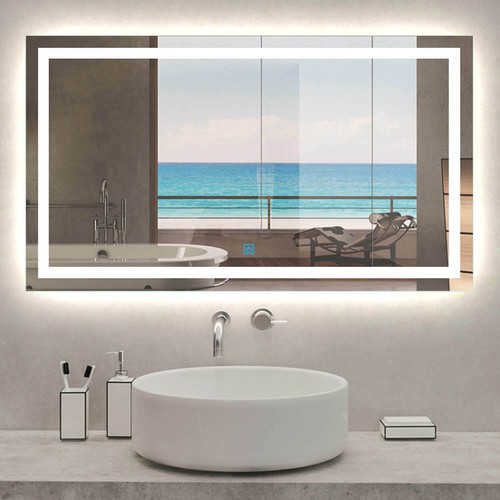 Large bathroom mirror with - large,