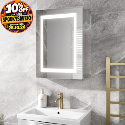 Bathroom led mirror cabinet - bathroom,