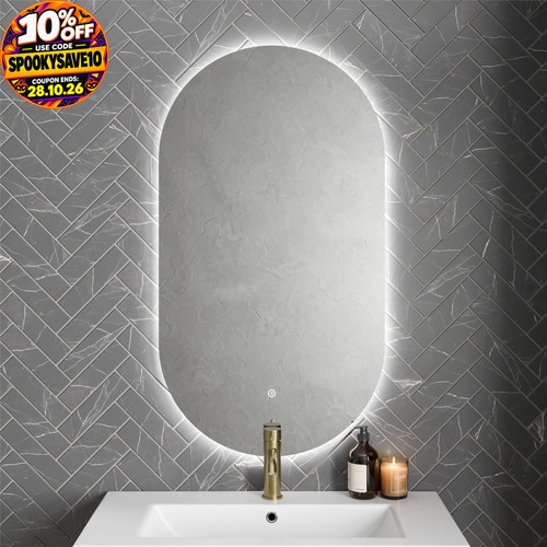 Oval led bathroom - oval,
