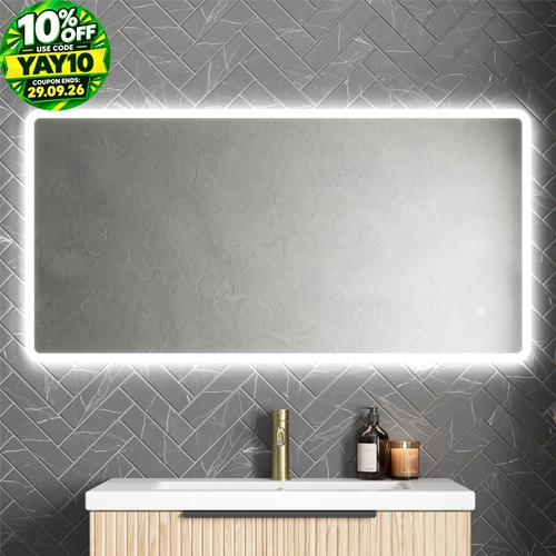 Rectangle led bathroom - rectangle, mirror
