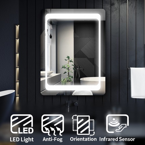 Led bathroom mirror with - led,